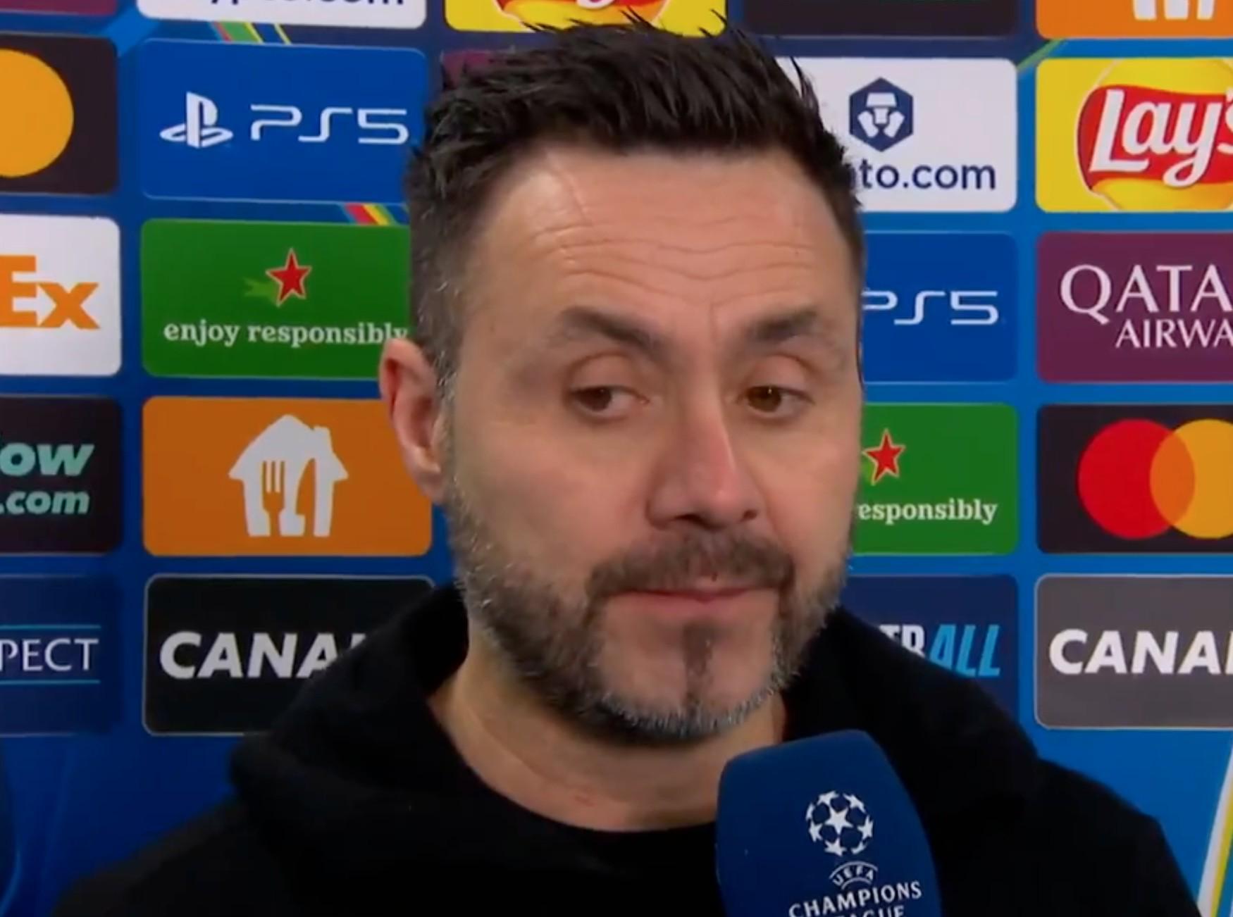 开云官网-德泽尔比：我们没发挥出应有水平，索博那球本应该防守得更好