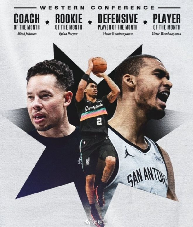 开云平台-包揽西部全部奖项！NBA史上首次，马刺队太强了！|文班亚马|圣安东尼奥马刺队|凯尔登-约翰逊|克利夫兰骑士队|泰勒-约翰逊_新浪体育_新浪新闻